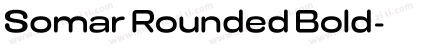 Somar Rounded Bold字体转换